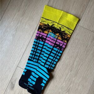Colorful Palm Tree Pattern Socks